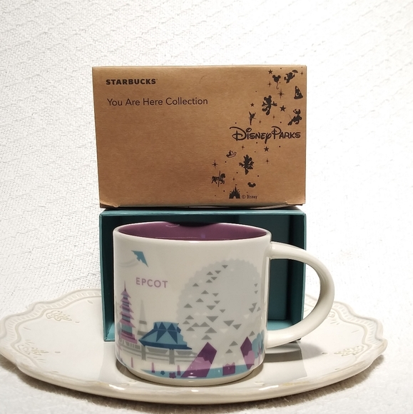 RARE Disney Starbucks YAH Collection Epcot